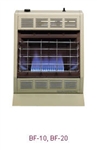 BF-20 20,000 BTU Blue-Flame (Vent-Free) Room Heater by Empire Heating Systems