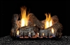 LS-RS Sassafras Refractory Log Set with Slope Burner by White Mountain