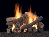 LS-P Pondersoa Refractory Log Set with Slope Glaze Burner by White Mountain Hearth