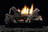 VFDR-LBW Whiskey River Log Set w/ Vented/Vent-Free Burner by White Mountain Hearth